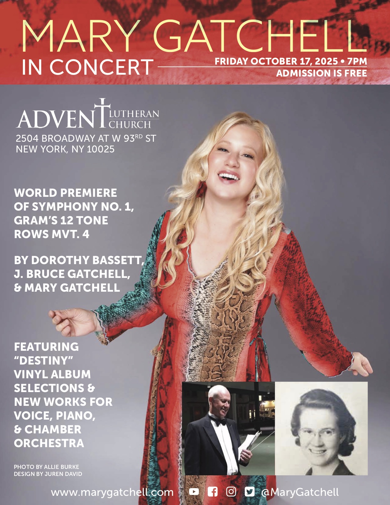 World Premiere of Symphony No. 1 by Dorothy Bassett, J. Bruce Gatchell, Mary Gatchell All 4 Movements